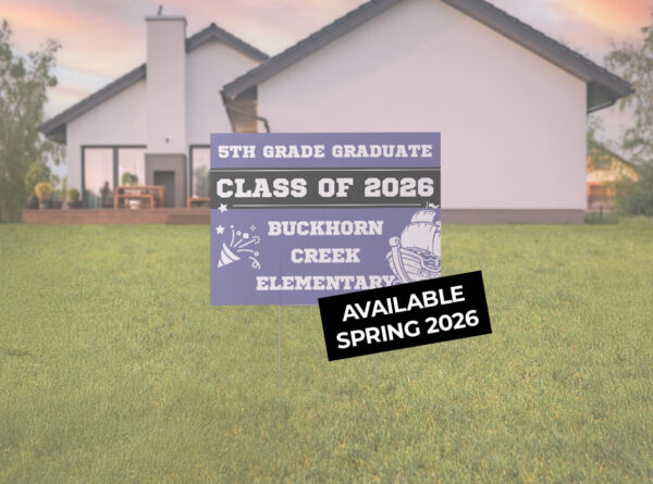 Buckhorn Creek 2026 Graduate Sign