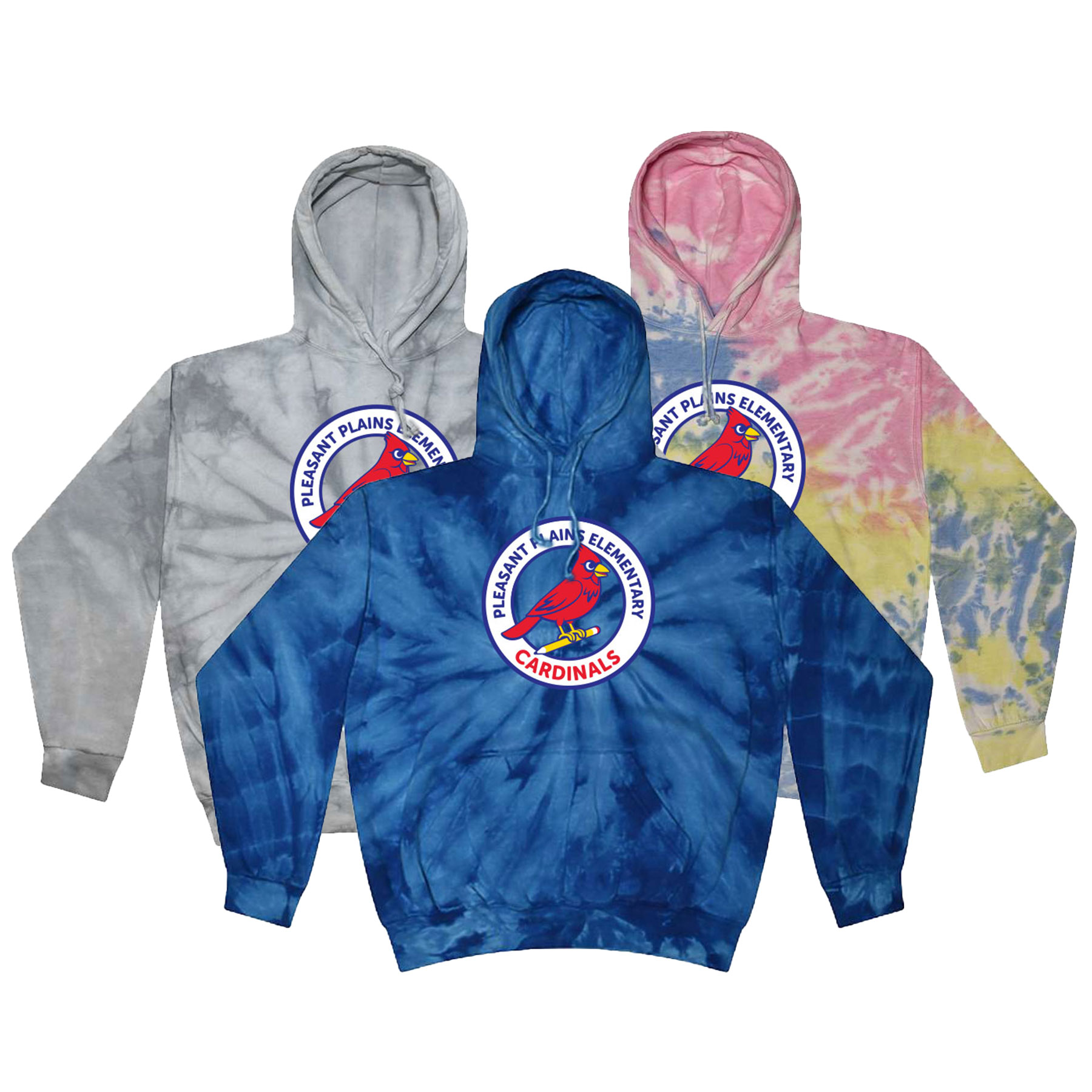 Pleasant Plains Tie-Dye Hoodies