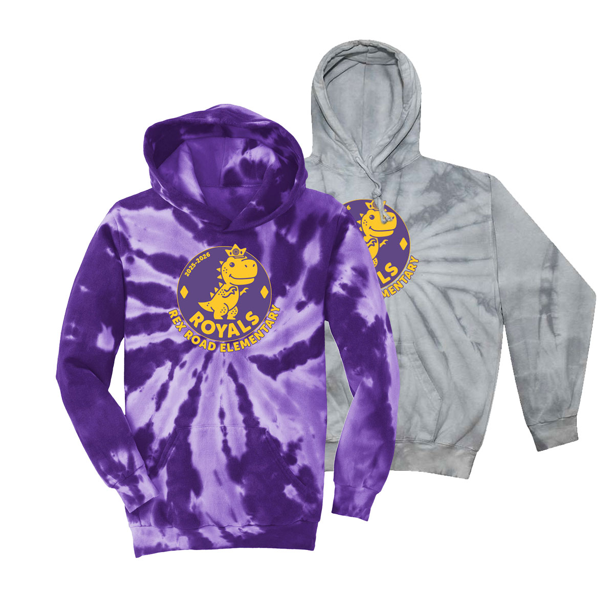 Rex Road Tie-Dye Hoodies