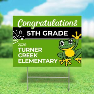 Turner Creek 2026 5th Grade Yard Sign