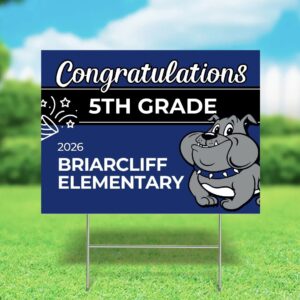 Briarcliff 2026 5th Grade Yard Sign