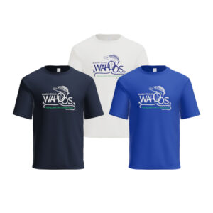 Wahoos Performance Fish Logo Tee