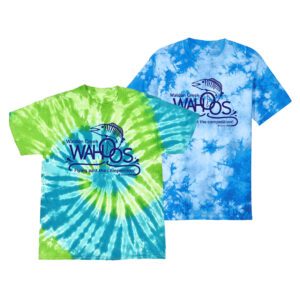 Wahoos Tie-Dye Fish Logo Shirts